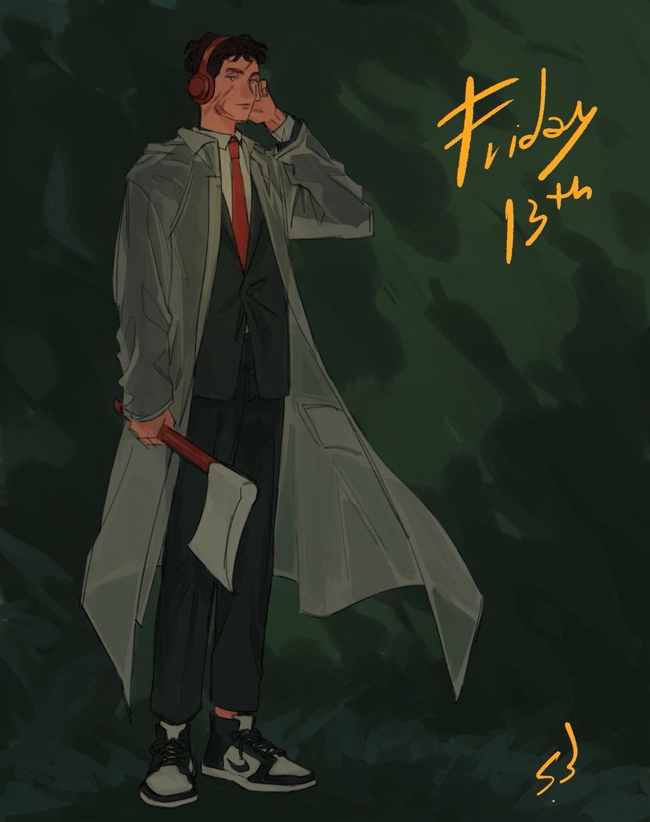 henri_nvma's tweet photo. #NVMA_FridayThe13th

อองรีแต่งเป็นฆาตกรคลาสสิคจากเรื่อง american psycho ขวานนั้นยืมมาจากชมรมเกษตรไม่นานก็เอาไปคืนเพราะเกรงจะเกิดอุบัติเหตุ ส่วนเลือดบนหน้านั้นหายไปเร็วกว่า 

“ล้างแล้วกลิ่นมะเขือเทศยังไม่หายไปอีก ไม่น่าเอาของกินมาเล่นเลยเรา”

(มาช้าแต่มาแล้ว😭 บวกสั้นๆได้นะคับ) https://t.co/0rhu7RYxp2