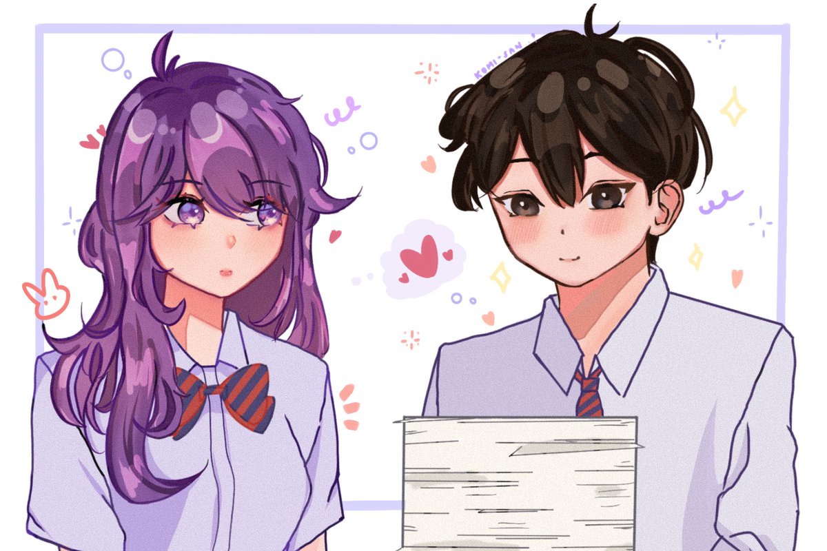 meimoiri_'s tweet photo. komi-san and tadano-kun 💌 i miss them so much TT

also looking for #artmoots ! 💟 https://t.co/KzrJvTmy9s