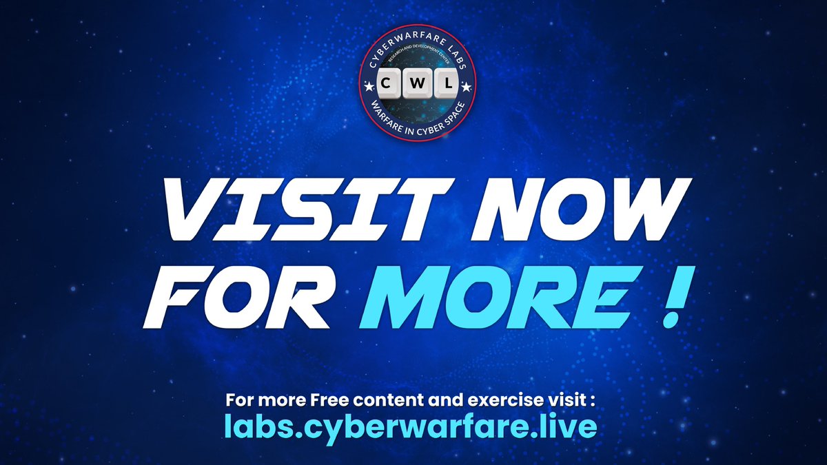 cyberwarfarelab's tweet image. ☁Know More About Azure ☁
Visit Our HACKnSECURE Free &amp;amp; Live Platform Now ▶
.
.
.
.
.
.
.
.
Visit Now: labs.cyberwarfare.live

 #cybersecurity #hacknsecure #cyberwarfarelabs #hybridcloudredteam #CWLKnowledgeBite