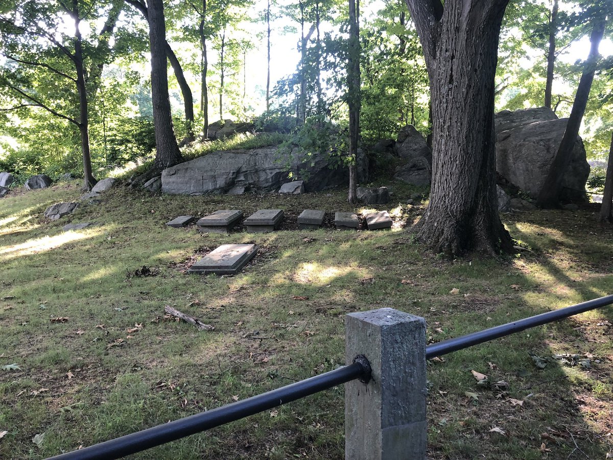 Gravestones among boulders. Hard to tell the difference. — Peacedale Cemetery, Highland Falls, NY #cemeteries