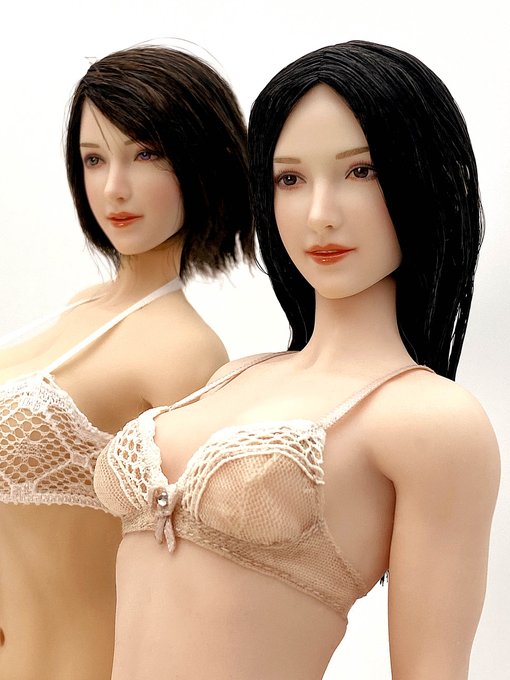 様々な体型や肌の色のモデルが存在しますので好みに
合う物が選べます。頭部は基本別売りになってます。
ヘッドも精巧に作られていて中々の美人さんですね。
僕が知らないだけで、有名な女優さんのお顔なのかも
知れません。 