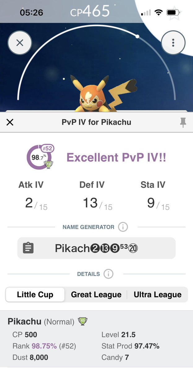 Obligatory Legend post.  Climbed the final 150 points leading my signature Shadow Charizard in OGL.  Hitting on Go Battle Day definitely has its perks: like a Rank 52 Pikachu Libre for Little Cup.😍 Best addition to my Libre collection since the Season 6 Hundo ☺️

Boring pose btw