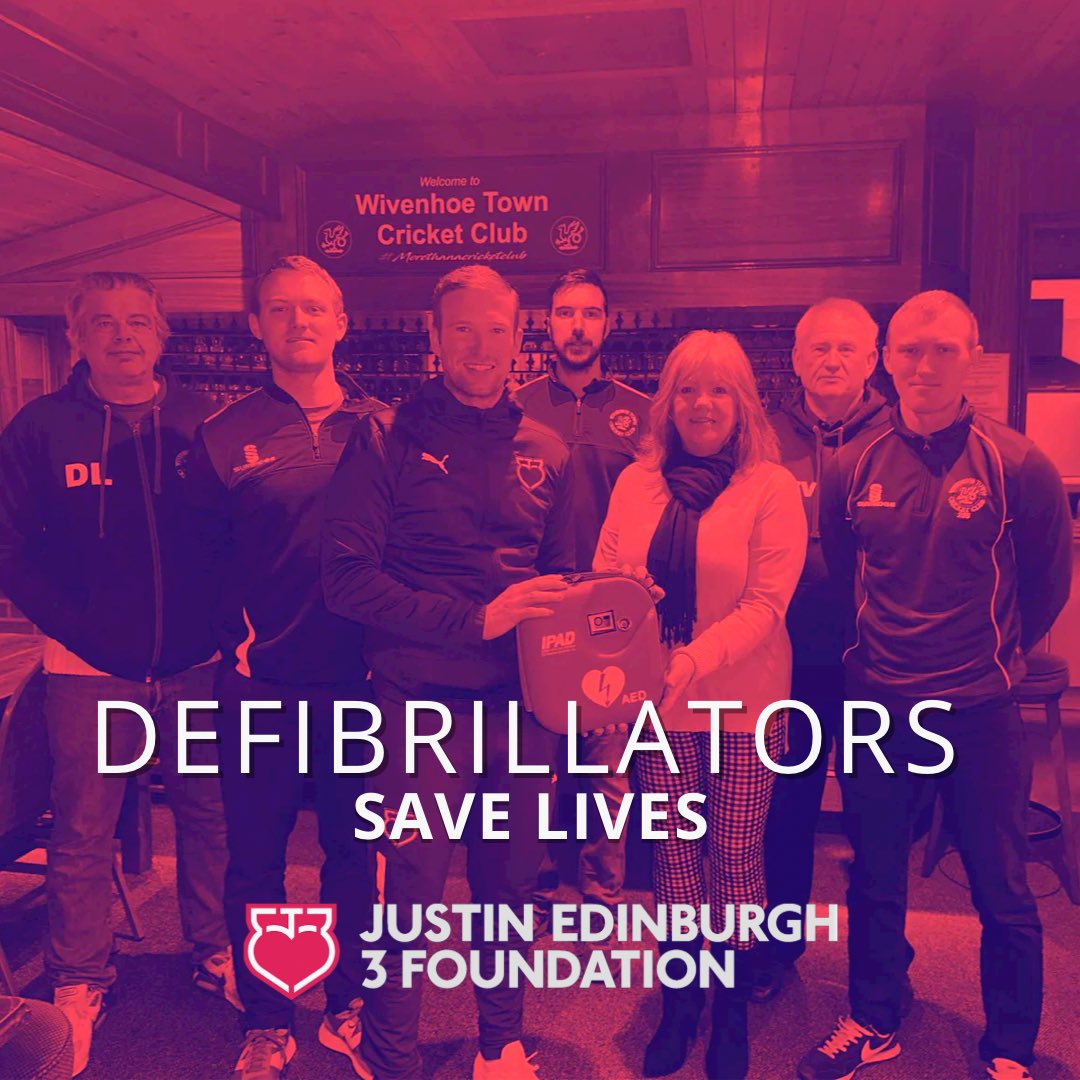 Justin Edinburgh 3 Foundation (@je3foundation) on Twitter photo ๐ธ DEFIBRILLATORS SAVE LIVES โค๏ธ
<a href="/JE3Foundation/">Justin Edinburgh 3 Foundation</a> is proud to provide
<a href="/WTCCcricket/">Wivenhoe Town CC</a> with an Automated External Defibrillator (AED).
This donation was made possible by the amazing fundraising efforts of Lynn Twinn.
๐ผ๐ผโค๏ธ #JustinsLaw #ForTheMemories #JE3Foundation ๐ธ DEFIBRILLATORS SAVE LIVES โค๏ธ
<a href="/JE3Foundation/">Justin Edinburgh 3 Foundation</a> is proud to provide
<a href="/WTCCcricket/">Wivenhoe Town CC</a> with an Automated External Defibrillator (AED).
This donation was made possible by the amazing fundraising efforts of Lynn Twinn.
๐ผ๐ผโค๏ธ #JustinsLaw #ForTheMemories #JE3Foundation