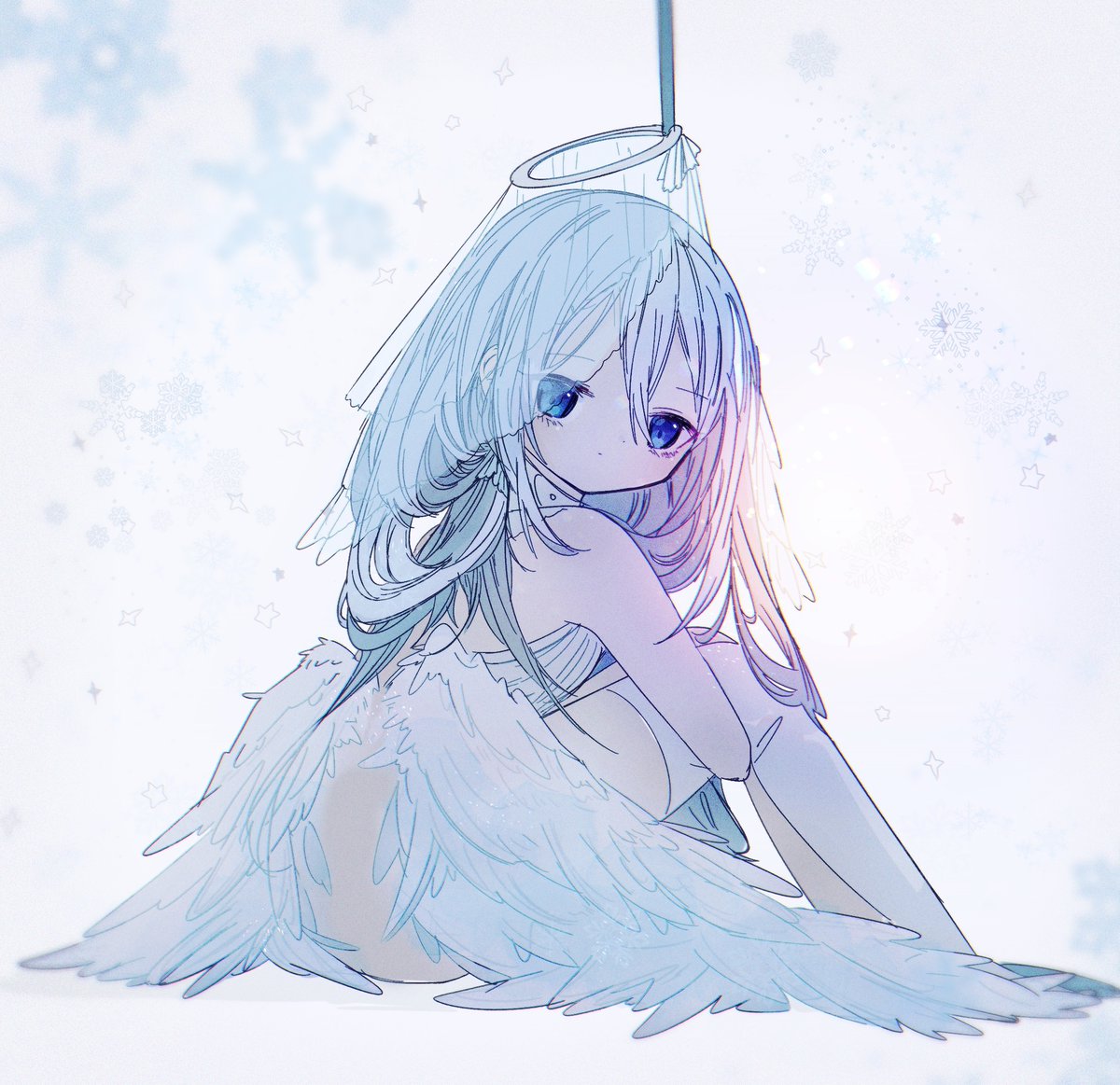 「雪の天使みたいなイメージの 宵崎奏 #prsk_FA 」|hotaruのイラスト