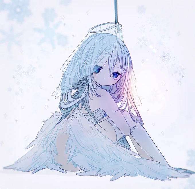 雪の天使みたいなイメージの 宵崎奏 #prsk_FA 