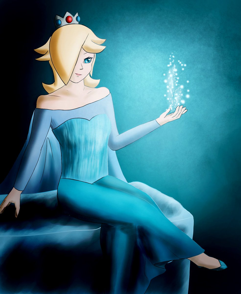 djrobokat_arts's tweet photo. Rosalina from the Super Mario series cosplaying as Elsa from Frozen. This was also a remake I did in 2016 of a drawing I did back in 2014.

#frozen #disneyfrozen #elsafrozen #rosalina #supermariogalaxy #disneycrossover #mariocrossover https://t.co/52nmBeJdSW