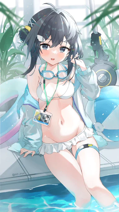 水着ラ・プルマ再掲ーー#アークナイツ   #明日方舟 #Arknights 