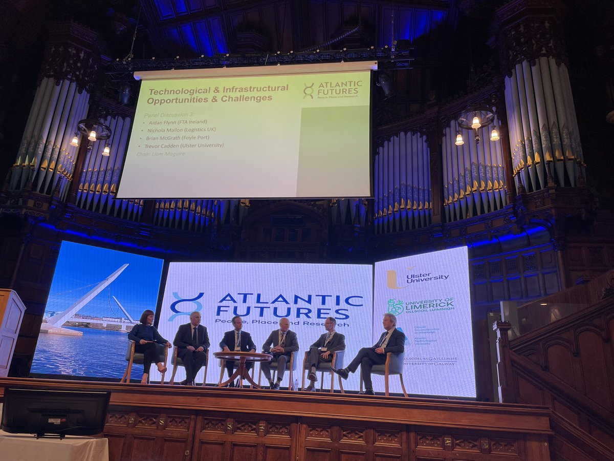 Was great to be back in Derry yesterday with @UlsterUni colleagues for the launch of this #AtlanticFutures project. Looking forward to working on projects on entrepreneurship and digitalisation @UlsterUniEPC @UlsterBizSchool