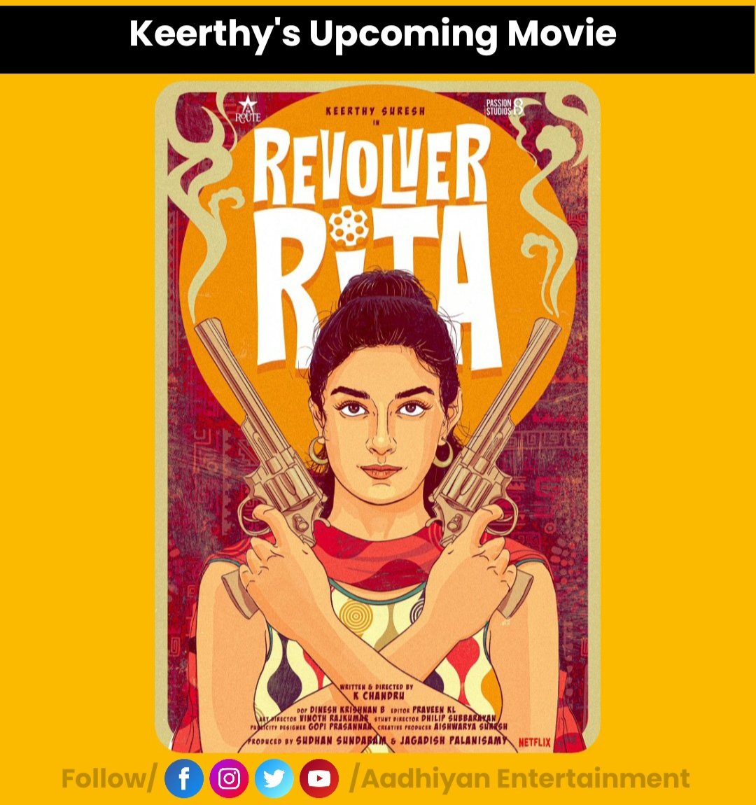 Keerthysuresh 's Upcoming Movie ❤️ Queen card 

#revolverrita #keerthysuresh  #upcomingmovies