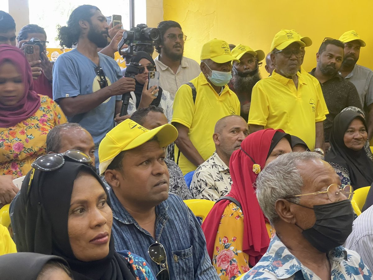 AmnaShath's tweet photo. #HappeningNow Addu City, Maradhoo #MDPKuriah #Ibu2023 https://t.co/8Oei96j1vz