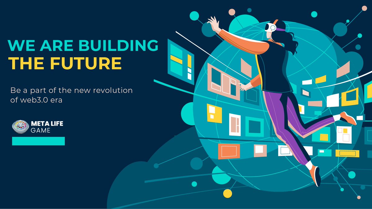 _Metalifegame_'s tweet photo. 🌐We are building the future. 
#Metalifegame invites all of you to be a part of the new revolution of #web3.0 era, heralding the next chapter of the internet.
a world that seamlessly blends elements of virtual and augmented reality, creating a high-tech and immersive experience. https://t.co/19ems4v55t