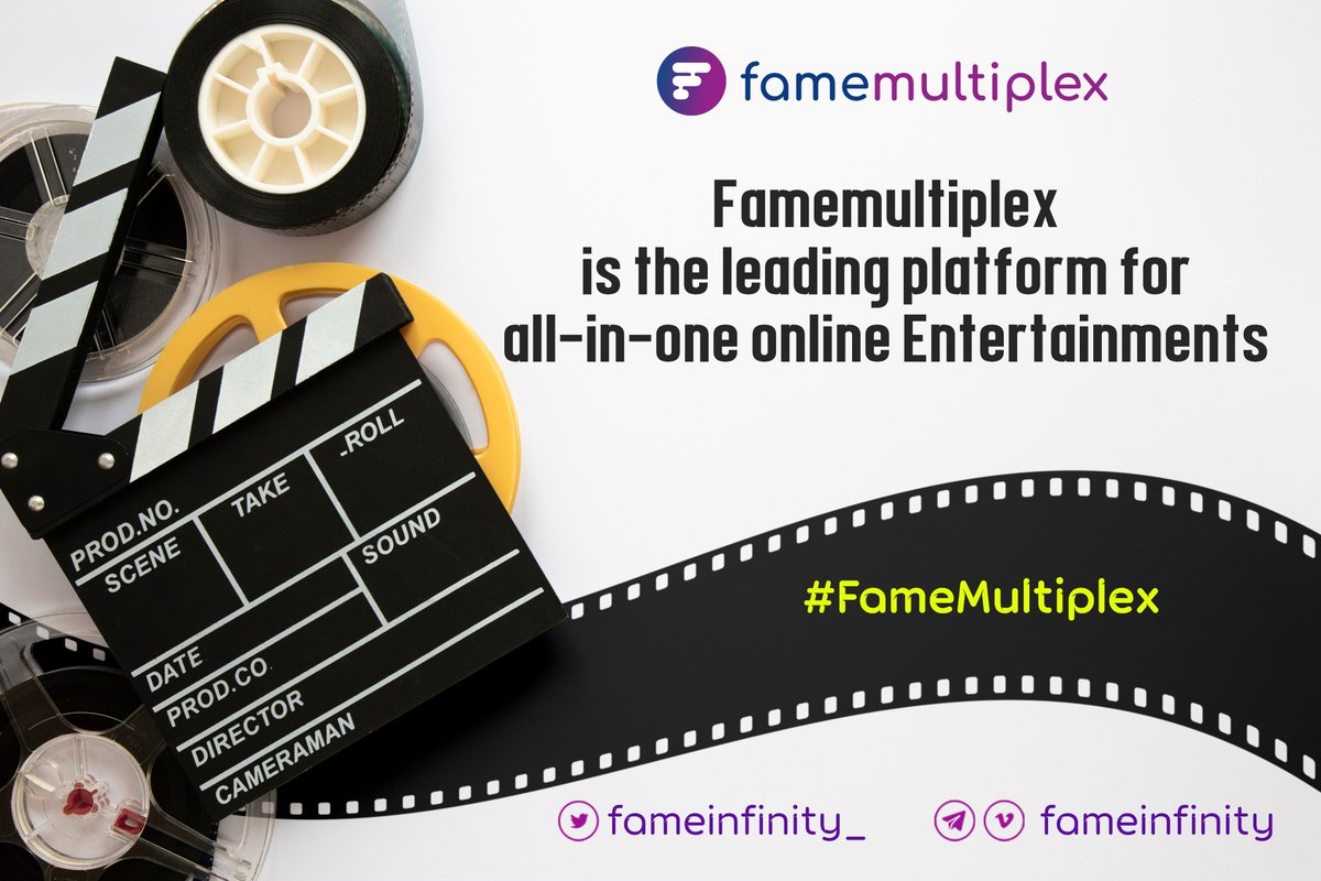 FameInfinity_'s tweet photo. Famemultiplex is the leading platform for all-in-one online Entertainments.
#Entertainments #multiplex #platform #media #FameInfinity
Visit : https://t.co/1VfnesHjlu https://t.co/3mTNv7wni6