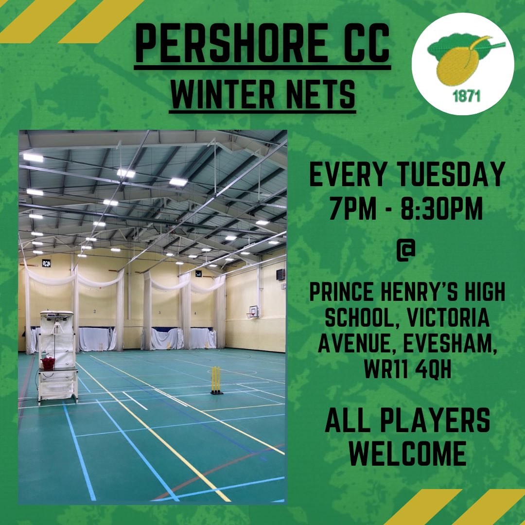 It’s that time of year again… winter nets are currently ongoing. Looking forward to seeing you all there, new and old faces alike 🏏 please contact for further details.