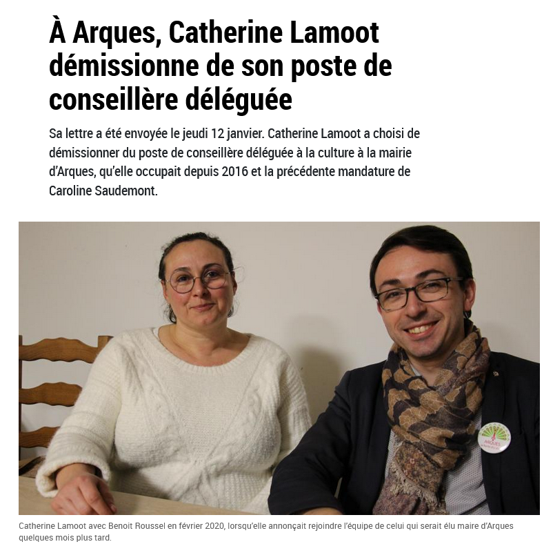 simonroussel62's tweet photo. Au conseil municipal d'#Arques :
- démission de la conseillère culture
- pas de délégation de signature pour la 1ère adjointe
- l'ancienne mairesse privée de tribune dans le bulletin communal
Le maire PS @benoitroussel62 a-t-il un pb d'autoritarisme, qui plus est avec les femmes? https://t.co/rLXESPtslM