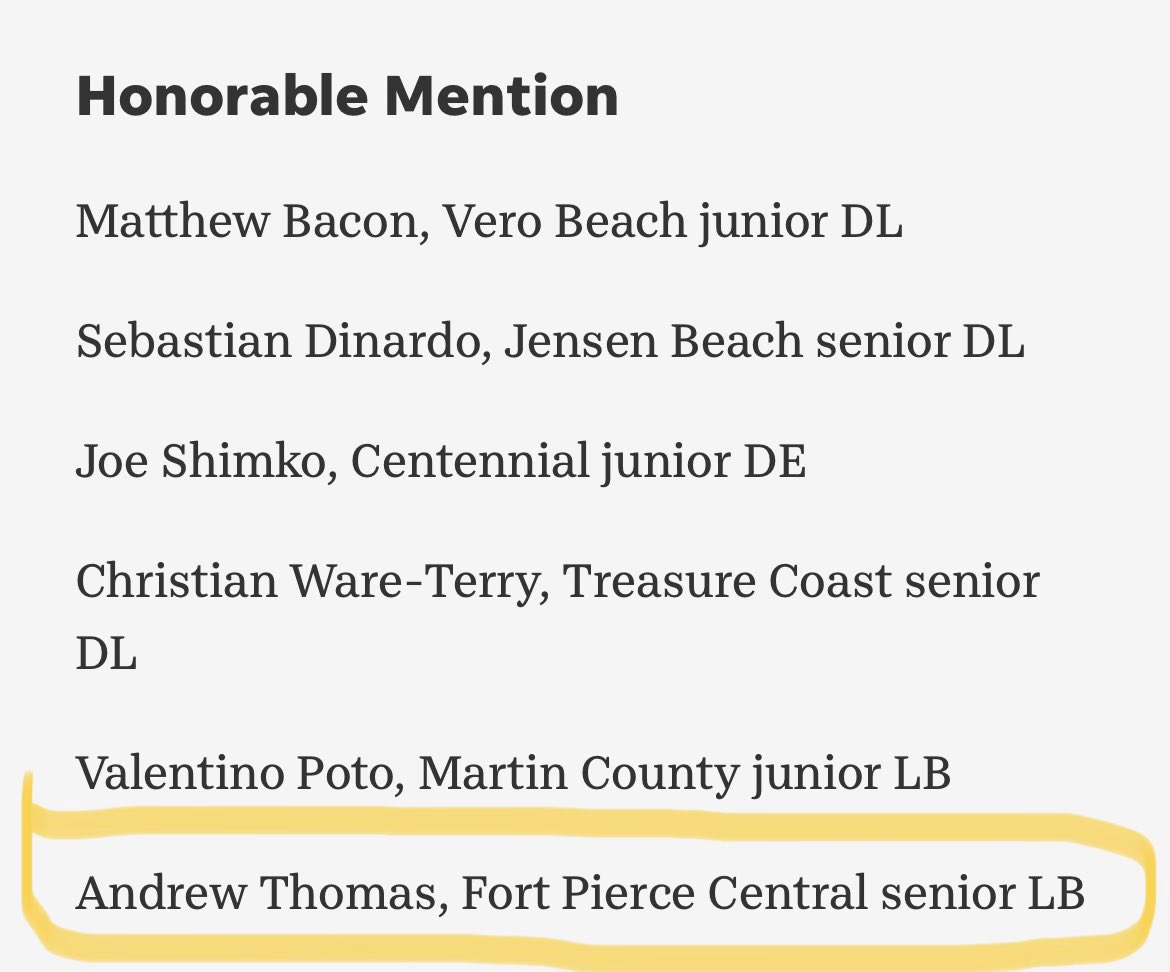Ft Pierce Central FB (@fpcfootball) on Twitter photo 👏CONGRATULATIONS👏 to LB Isaiah Beaubrun <a href="/BeaubrunIsaiah/">Isaiah Beaubrun</a> K/P Tyler Patterson <a href="/Tpkicker/">Tyler Patterson</a> and OLB Andrew Thomas <a href="/andrewjr2023/">Andrew Thomas</a> on their All-Area selections! Proud of you! 👏CONGRATULATIONS👏 to LB Isaiah Beaubrun <a href="/BeaubrunIsaiah/">Isaiah Beaubrun</a> K/P Tyler Patterson <a href="/Tpkicker/">Tyler Patterson</a> and OLB Andrew Thomas <a href="/andrewjr2023/">Andrew Thomas</a> on their All-Area selections! Proud of you!