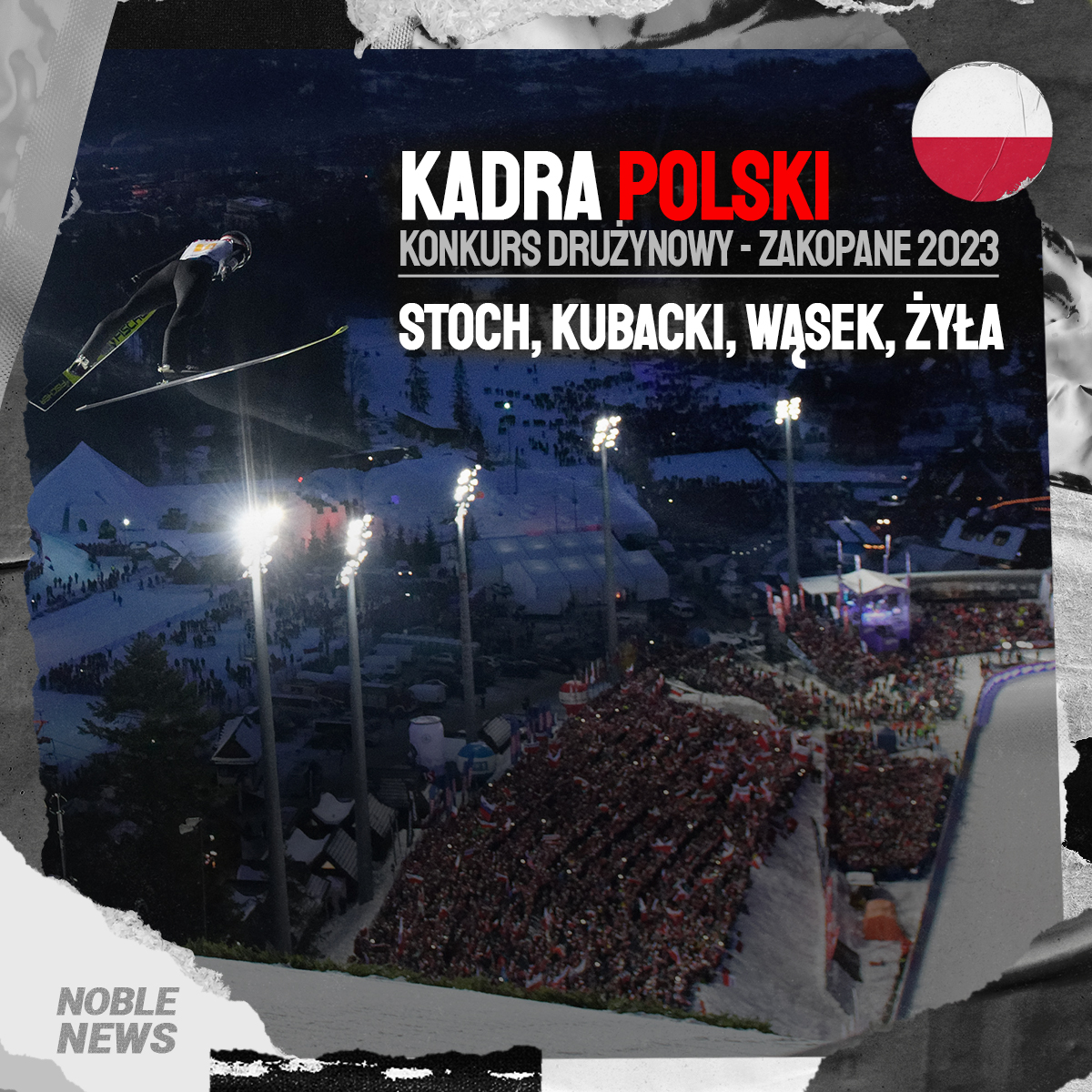 Noblebetpl's tweet photo. Kto z nich będzie w Zakopanem najlepszy?

🇵🇱Dawid Kubacki - 1.08
🇵🇱Piotr Żyła - 8.50
🇵🇱Kamil Stoch - 9.00
🇵🇱Paweł Wąsek - 50.00

▶ https://t.co/syVqN3DP9C https://t.co/WDqyOPFfwG