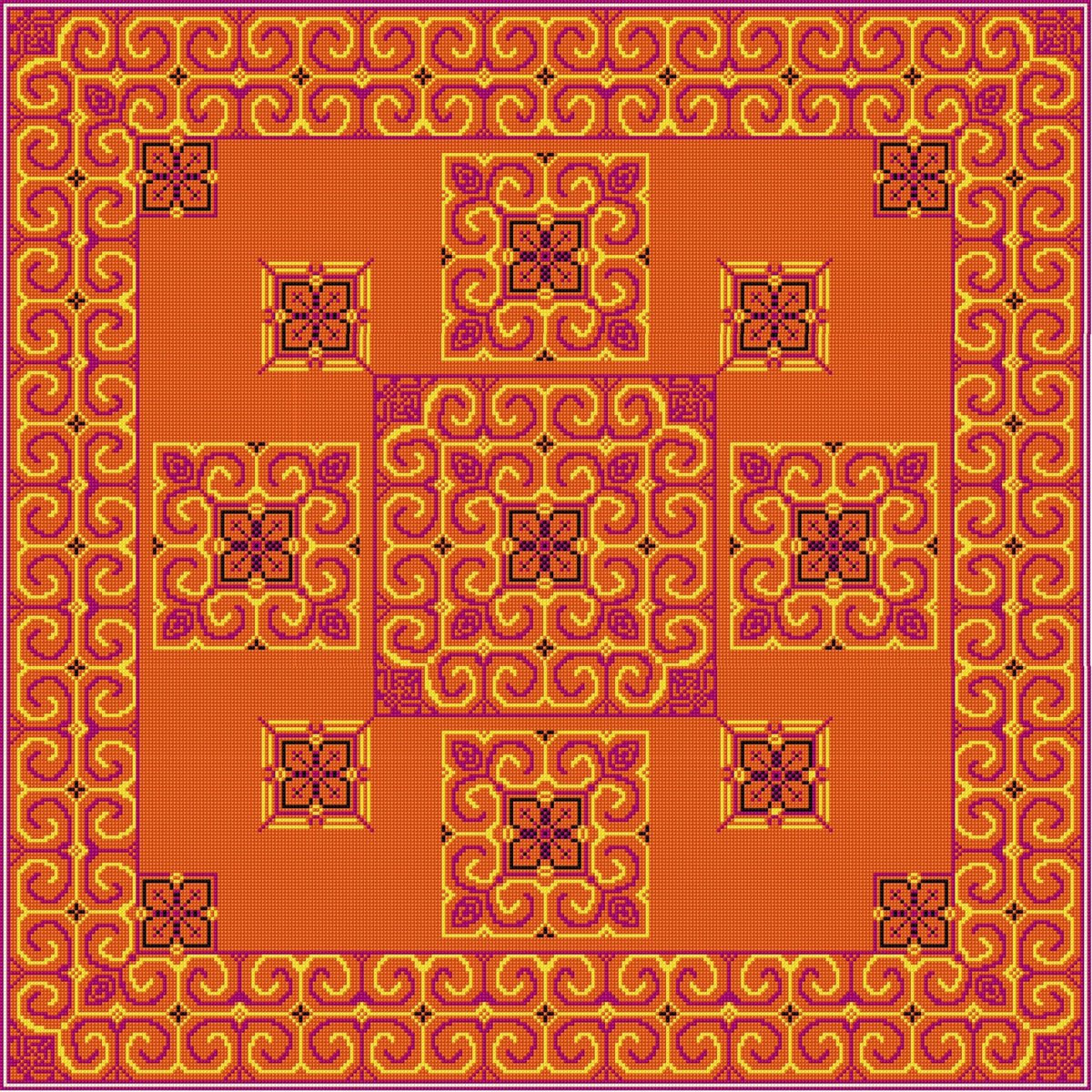Sukanyam1712's tweet photo. Traditional Cross Stitch Pattern Pdf File Cushion Cover Chart 1 Instant Download Modern Counted Xstitch Decorative Pillow Orange https://t.co/BdF39vGalY #Crossstitchfurnish #Etsy #OrangePattern https://t.co/OvXBtckWK8