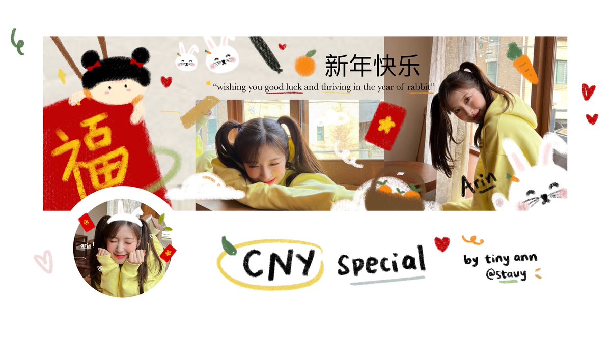 GIVEAWAY LAYOUT 🧧

Special CNY edition tahun kelinci 🥕🐇 buat 2 orang yaa! Syaratnya retweet dan follow akuuu. #zonauang #zonaba siapapun boleh ikut <3