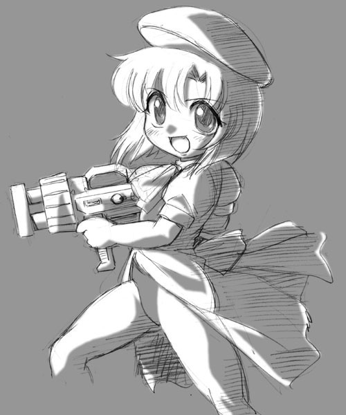 #TLに深刻な射撃ポーズ不足 
ほとんど無かったっス…。 /('・ω・`) 