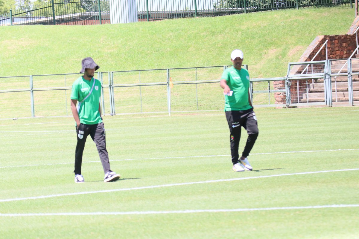 Baroka_FC's tweet image. Pitch inspection at Tuks
We are ready are you?
#lennakemoroka #barokafire #Reabowa