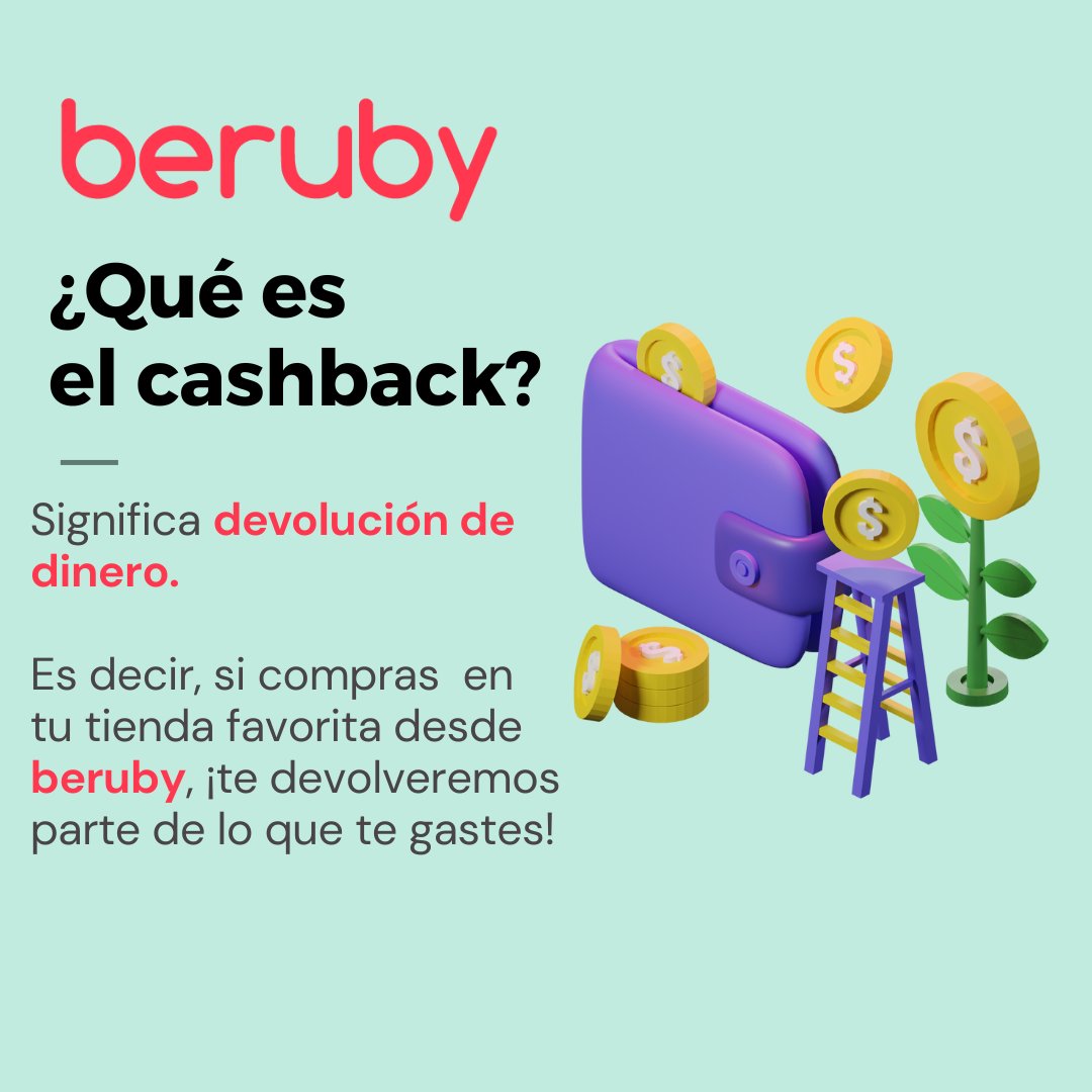 beruby_es's tweet photo. ¿Conocías ya el significado de #cashback💸 y cómo lo usamos en #beruby?
Si es así... ¡No te olvides de darle a ❤️!
https://t.co/zeQSRvohN8 https://t.co/vyMxZHYsJ4