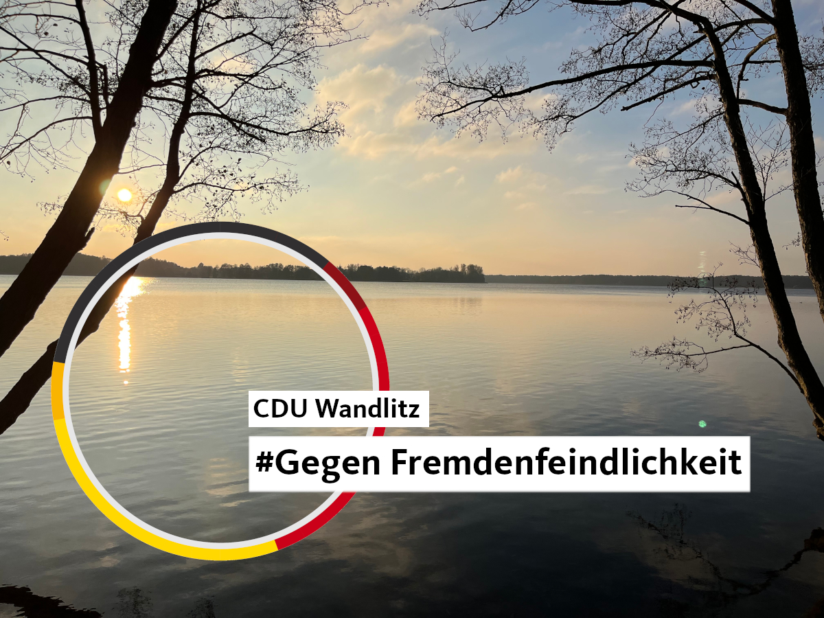 Wir, der CDU Gemeindeverband #Wandlitz stellen uns entschieden gegen Fremdenfeindlichkeit u. Hass! In einem Flyer mit dem Titel „Eilige Bürgerinformation“, der in #Klosterfelde verteilt wurde, wird versucht Angst vor Geflüchteten zu schüren. Weiterlesen👉cdu-wandlitz.de/news/lokal/199…