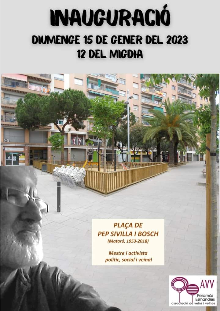 grhmataro's tweet photo. Pep Sivilla i Bosch, company en mil batalles; activista social, polític i veïnal, cofundador del nostre grup @grhmataro i activista de la Comissió de Solidaritat de Mataró en la clandestinitat en suport dels presos polítics antifranquistes.
Sempre present en la nostra memòria.
🖤 https://t.co/axJupwpwd1