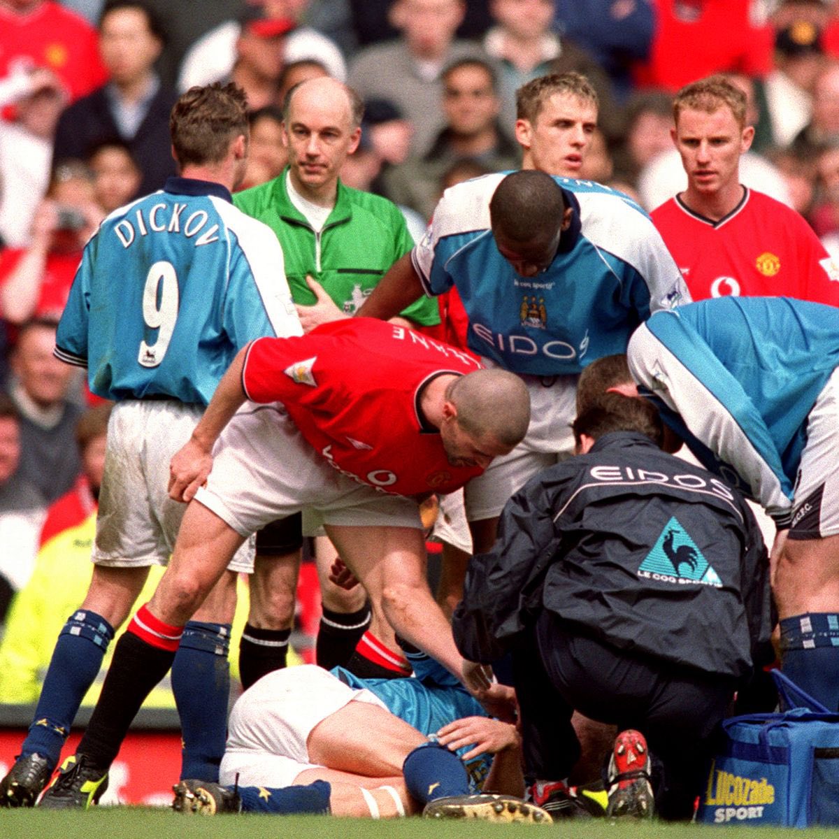 Keano being shouted at Haaland as he goes down the tunnel 😭😂 #MUFC 🇾🇪