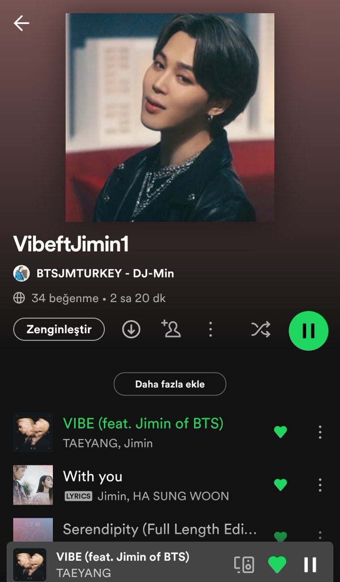BTSJMTURKEY's tweet photo. İlk biz başlıyoruz 🤗
Jimin ben geceyim sen yıldızım.
#StreamVibe https://t.co/bY0F3OZpsf