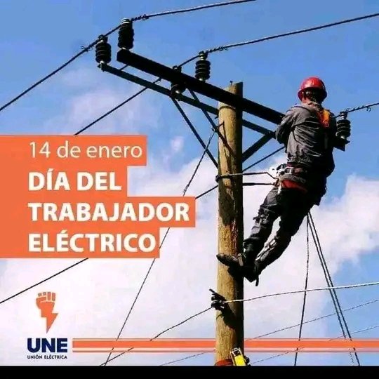 Felicidades a todos los electricos mineños en su dia.