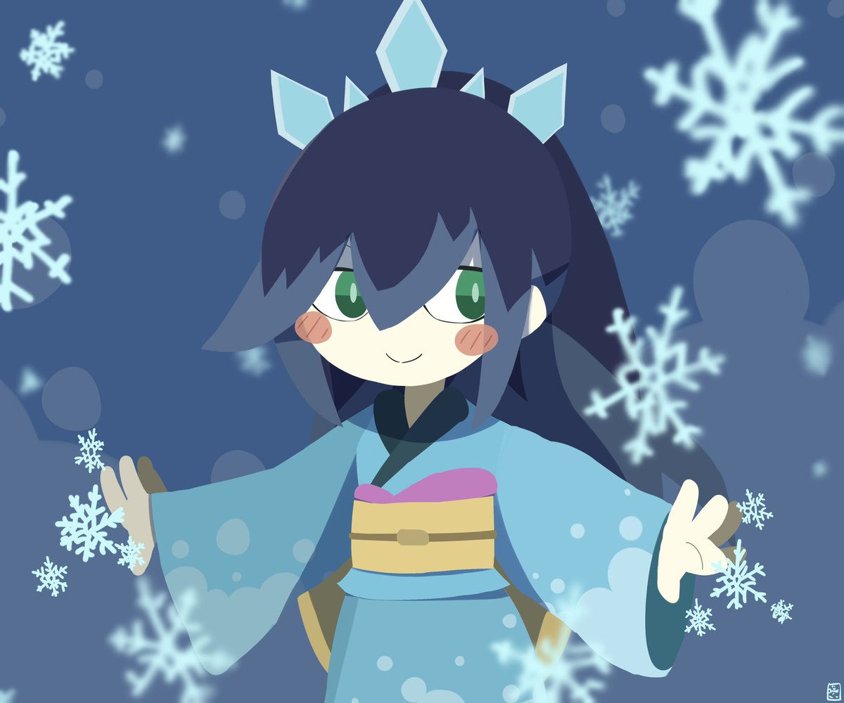 ふぶき姫 #イラスト #妖怪ウォッチ