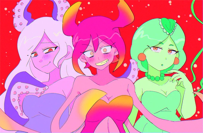 #絵を彩度100にすると超派手 まぶし ~  