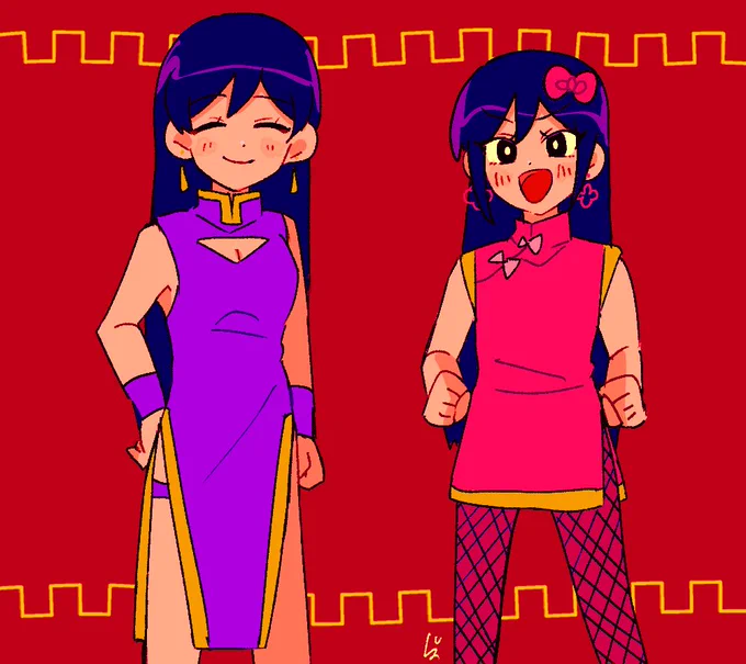 #絵を彩度100にすると超派手 まぶし ~  