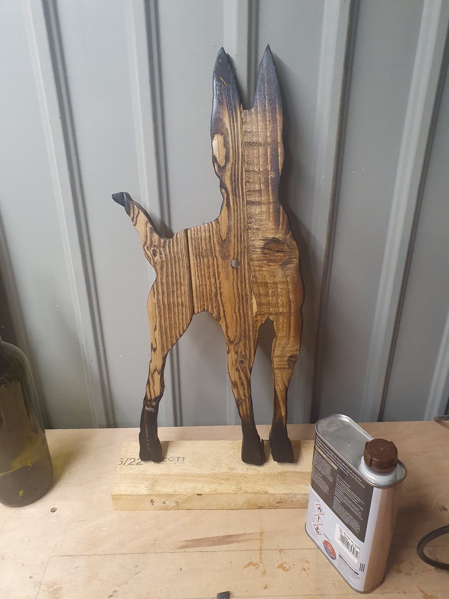 The Finishing Touch 🐶

#wooden #Clockwork #woodworker #woodworking #crafting #timber #recycling #reclaimed #Malinois #dogs #dogsarefamily #crafting  #craftsmanship #SmallBizFridayUK #etsy #SaturdayVibes #dogstagram #Saturday #SaturdayThoughts 🤠🥃