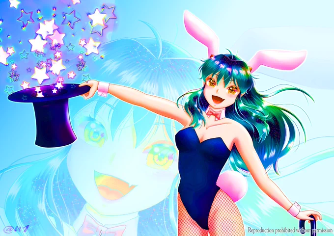 #絵を彩度100にすると超派手 もともと彩度高めに描く方だから、更に彩度上げると色が飛んじゃうね  