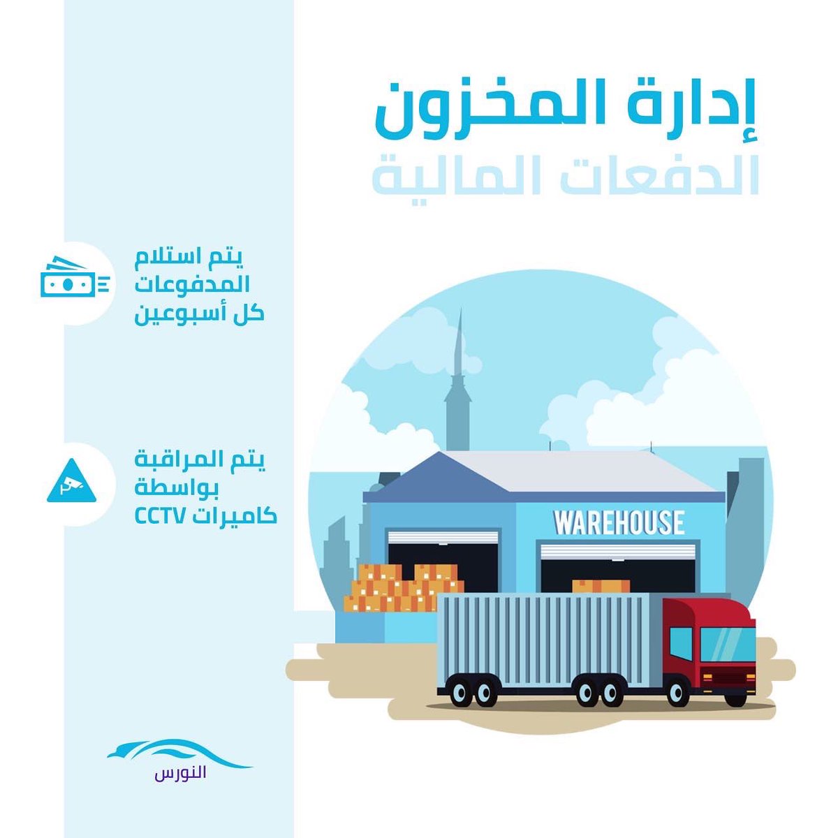 Anawras6's tweet photo. Our fulfillment services are available now: 
- We receive the payments every 2 weeks
- We monitor the warehouse by CCTV cameras

خدمة ادارة المخزون متوفرة الان:
- يتم استلام المدفوعات كل أسبوعين
- يتم المراقبة بكاميرات CCTV

#anawras #ship #shiplife #shippingavailable📦📪 https://t.co/avbmYyZWlU