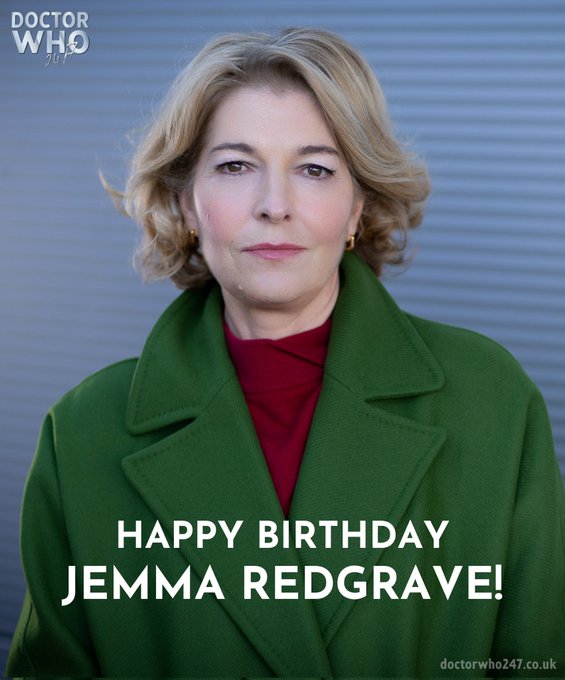 Wishing a happy birthday to Jemma Redgrave, better known to fans as Kate Lethbridge-Stewart!  