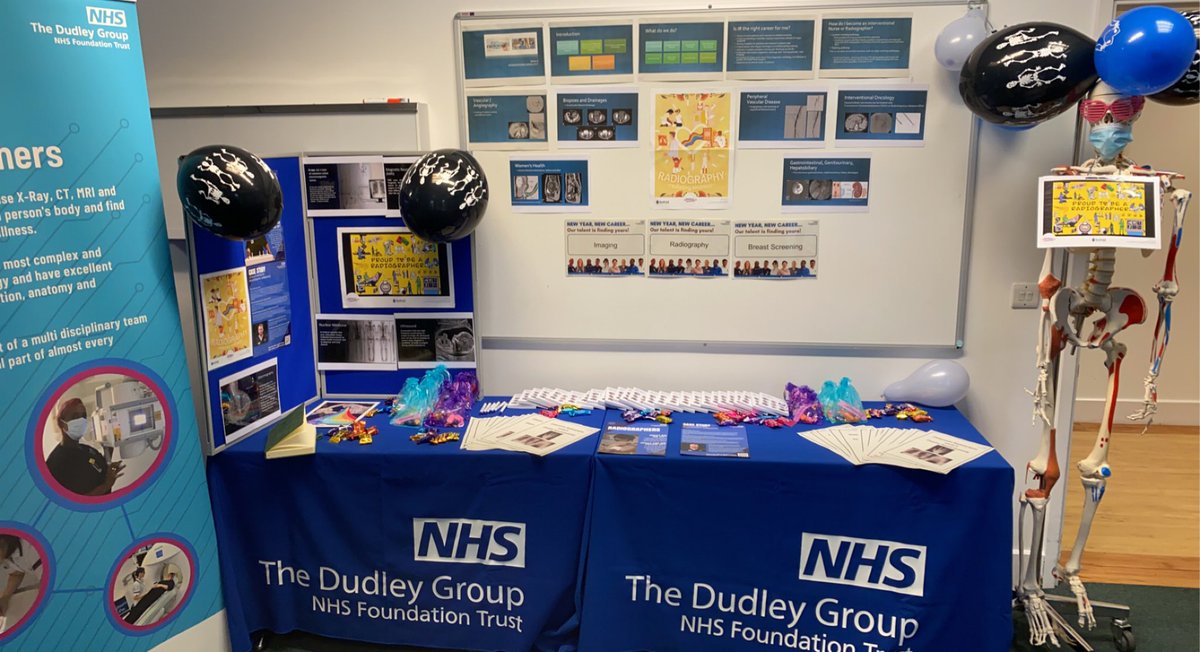 Come and say Hi 👋🏾 South block @DudleyGroupNHS #careerevent #ahp #newyearnewcareer #radiography