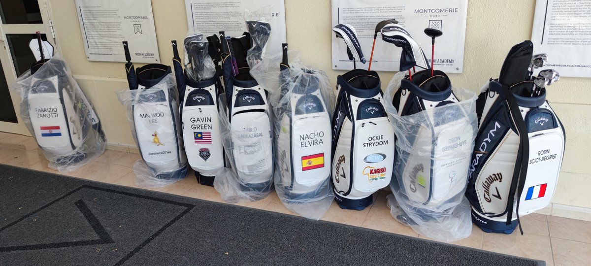 Es hat neue Golfbags gegeben