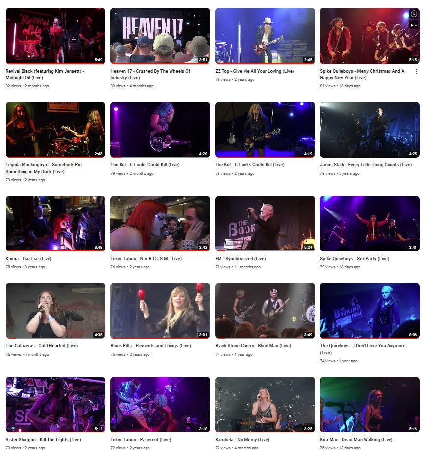 (Finally!!) Just joined the 100 subscribers on YouTube club. VIRTUAL HIGH-FIVE! youtube.com/@RiksVids/vide…

Over 400 live music performances form an eclectic mix