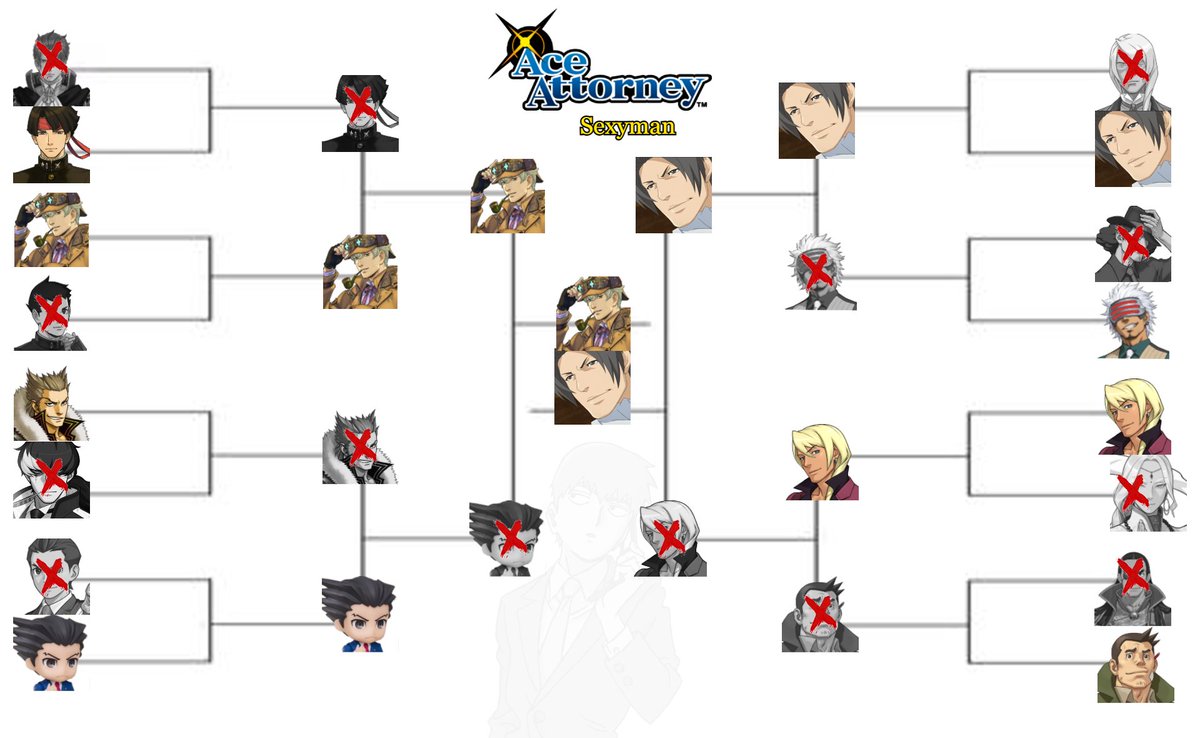 spycattorney's tweet photo. Who is the Ace Attorney Sexyman FINALE
(Retweets Appreciated) https://t.co/kJpGQ77zna