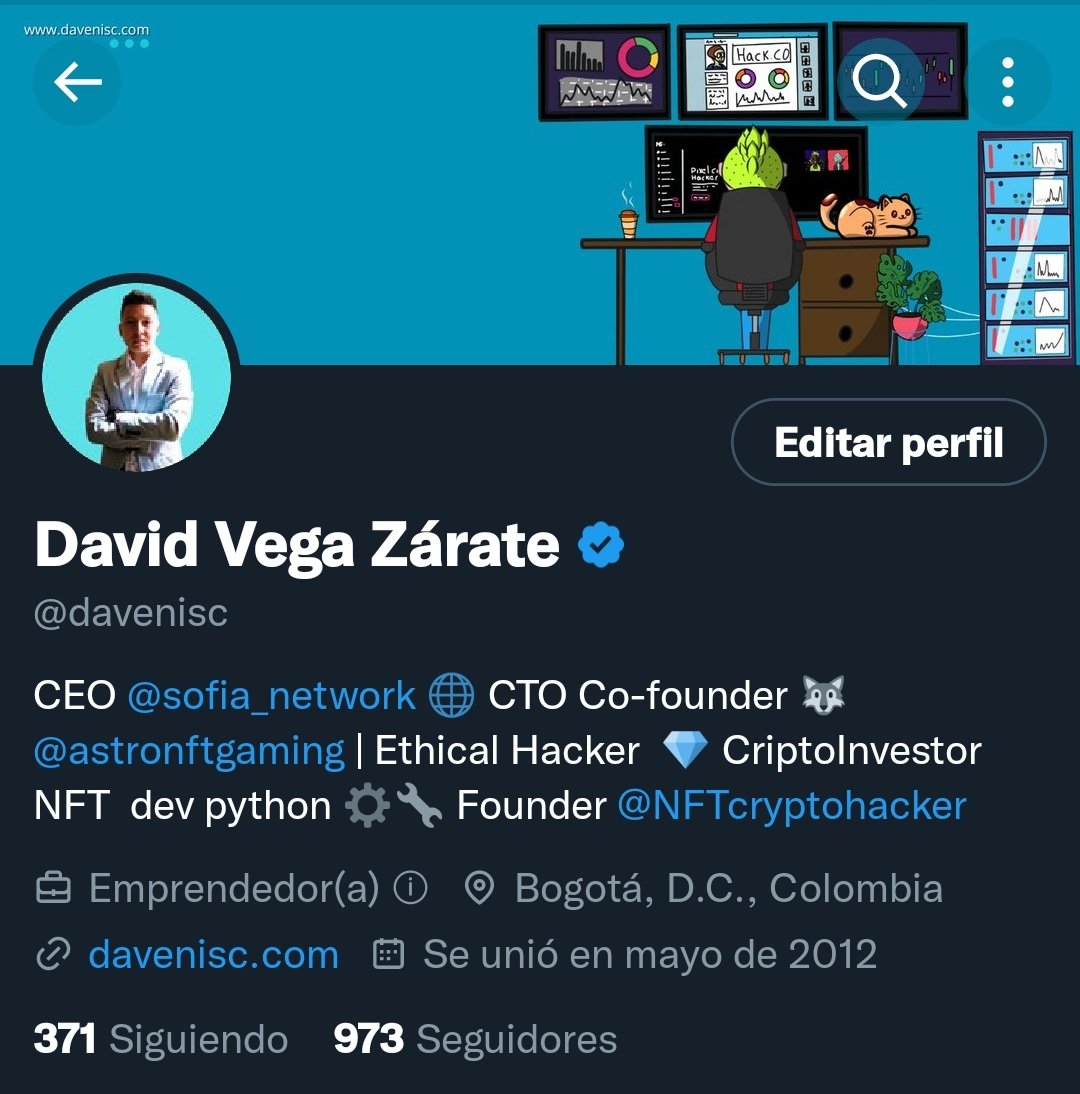 davenisc's tweet image. We have a verified collection of NFTs together with 2x1 Twitter verification

✅😎

#Solana #NFTs @juaNFT_ETH 🧐