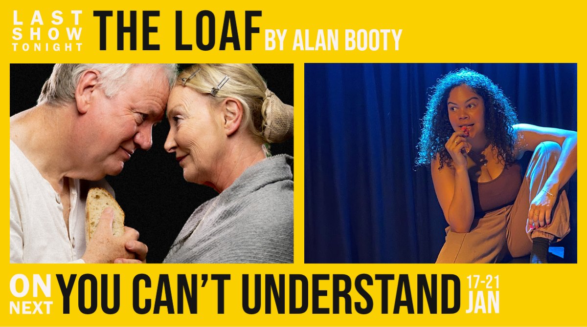 BrocJackTheatre's tweet image. Last performance tonight of 'The Loaf' by @alanbooty 
Thank you to all the Company! 
Grab a final ticket here: bit.ly/3AdpbHv 
Up next is ‘You Can’t Understand’ by @badgyallindi 
Runs 17-21 Jan. 5 performances only.
Info here:  bit.ly/3k5OGF9