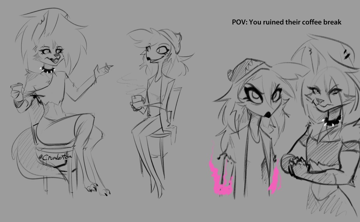 Coffee time #HelluvaBoss #HelluvaBossLoona #HelluvaBossOctavia