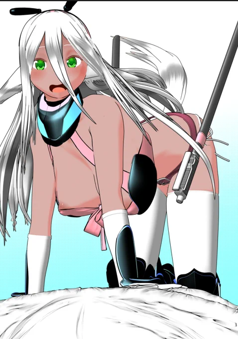 褐色キャラは割と多いけど、黒ギャルっぽいのってあんまいないな・・・明確に黒ギャルイメージで描いたのはアイだけか。 