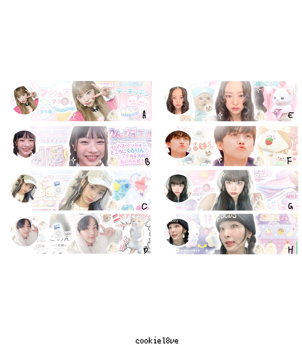 haaii!! aku membawa ready stock layout japancore 5K/ea payment via spay!

avail : minji, jaemin, eunchae, seulgi 

#zonauang #zonaba