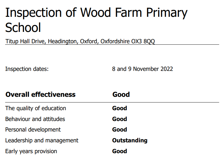 Wood Farm School tweet media