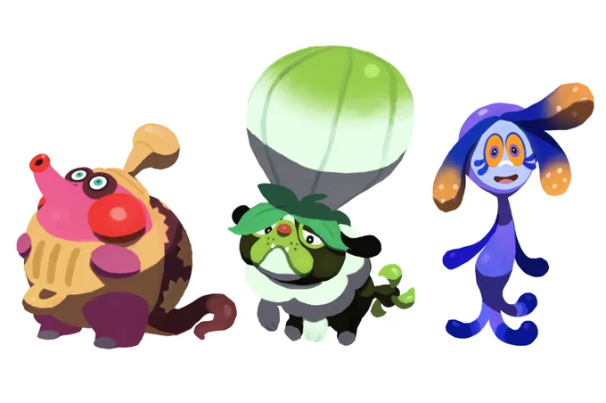 Starters !!! In case someone missed them!! I also added some concept art involving all of their stages, hope you like taking a look at it! 