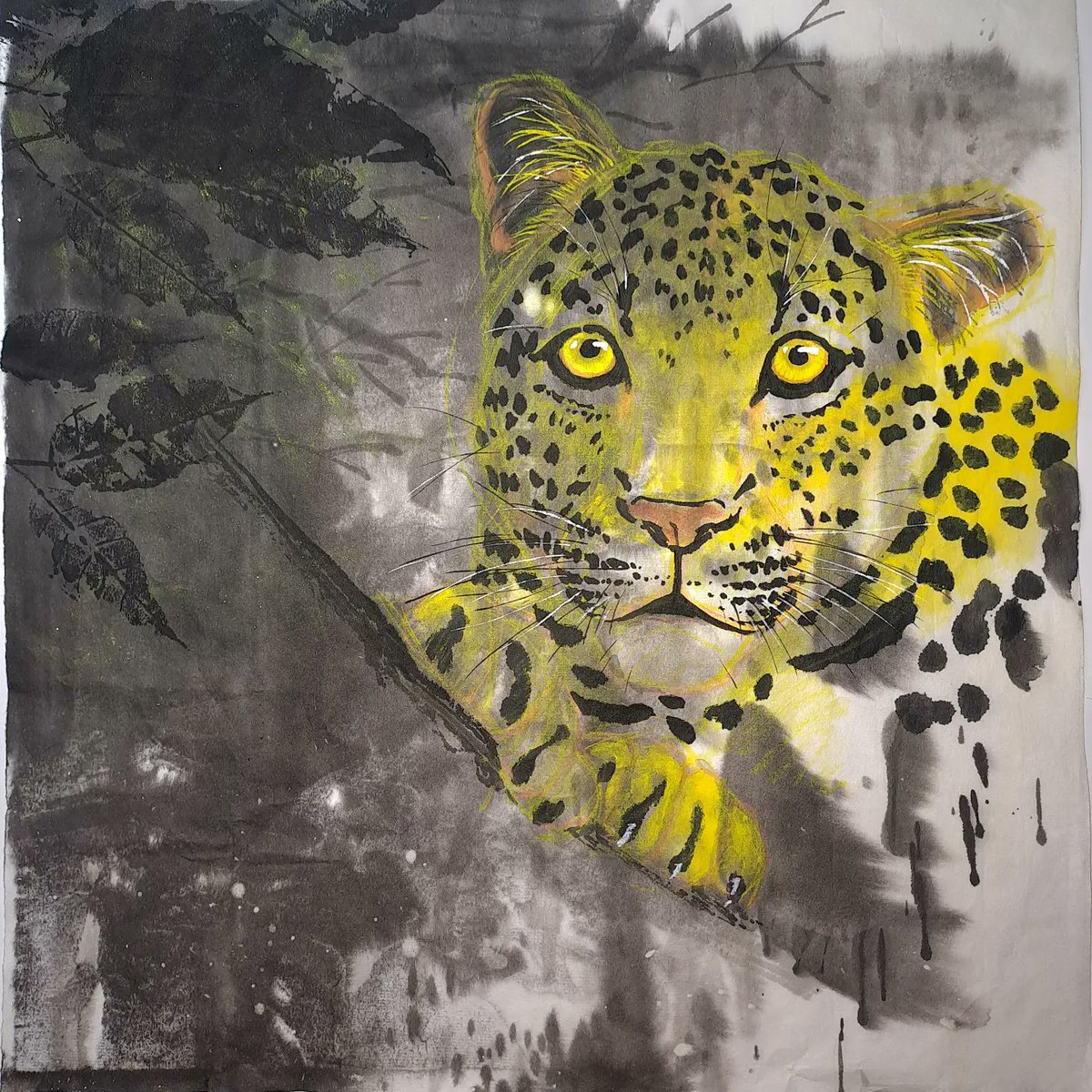 WanRuDeng1's tweet photo. Change will not come if we wait for some other person or some other time. 
We are the ones we’ve been waiting for. 
We are the change that we seek.

19/22 Felidae <All eyes>
https://t.co/ixR9K4lhi9
畫了一系列貓科之後
發現最愛花豹♥#leopardpainting 
眼睛很重要
20/22 coming soon~ https://t.co/SbDXA8fuRt