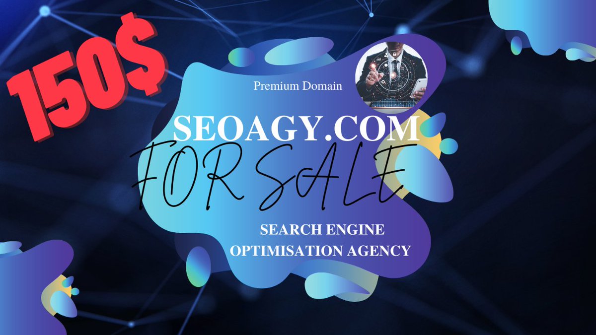 AvaDomaincom's tweet image. As It's my #birthday

SEOAgy.com is for $150 only for 24h!

SEOAgy is an acronym for Search Engine Optimization Agency
#SEO #digitalmarketing #googleanalytics #googleads #SEM #marketing #SocialMediaMarketing #SocialMedia #domain #Domains #DomainNameForSale
#AvaDomain